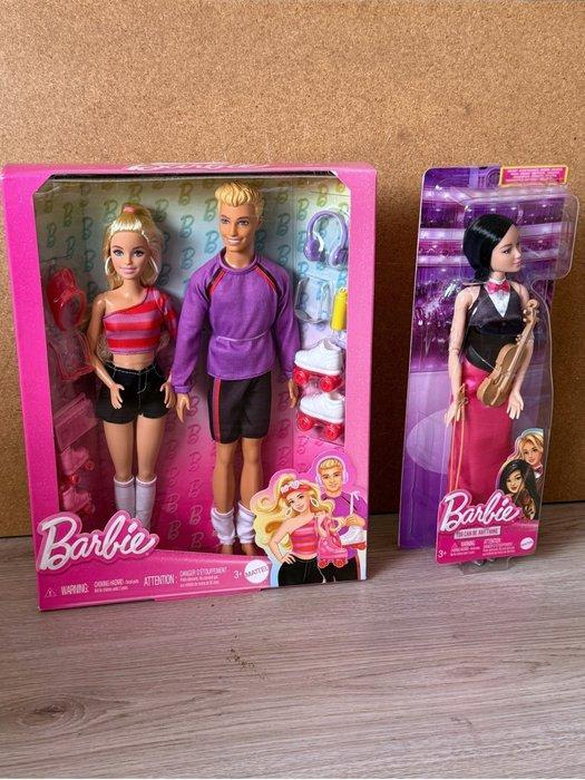 Mattel - Barbiepop Barbie Violist en Barbie en Ken Barbie op, Antiek en Kunst, Antiek | Speelgoed