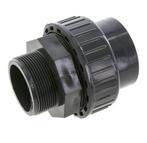 PVC Rechte Lijmmof 63mm x Buitendraad R 2 EPDM, Verzenden, Nieuw
