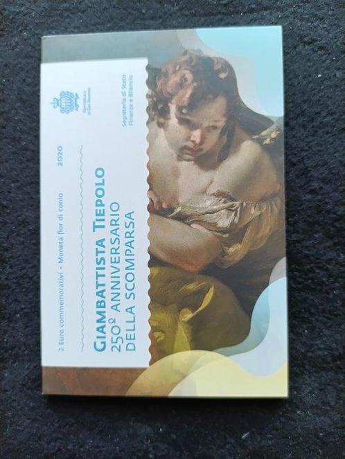 Saint-Marin. 2 Euro 2020/2021 Tiepolo + Caravaggio (2, Postzegels en Munten, Munten | Europa | Euromunten