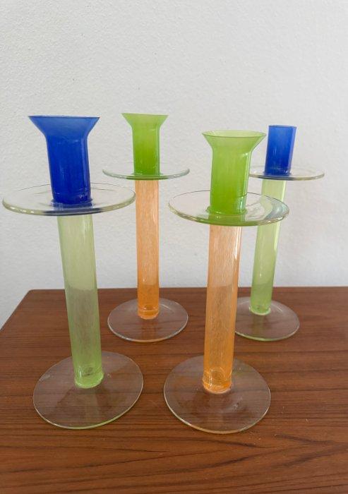 Kandelaar (6) - Glas, Antiquités & Art, Antiquités | Verre & Cristal