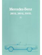 1984 MERCEDES BENZ SL BROCHURE ENGELS, Boeken, Nieuw, Ophalen of Verzenden