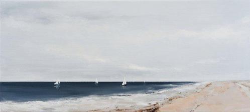 Matthieu van Riel - Vlieland Sailingboats, Antiek en Kunst, Kunst | Schilderijen | Modern