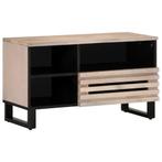 vidaXL Tv-meubel 80x34x46 cm massief mangohout, Huis en Inrichting, Verzenden, Nieuw