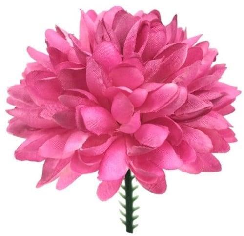 Chrysant Pick Fuchsia Zijdenbloem 7 cm per stuk, Huis en Inrichting, Woonaccessoires | Kunstplanten en Kunstbloemen, Nieuw