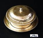 Suikerpot - mit Deckel und Unterteller - .900 zilver