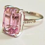 Zonder minimumprijs - Ring - 18 karaat Witgoud - 20.56ct., Handtassen en Accessoires, Ringen, Nieuw