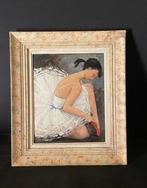 Franse school (XX) - La ballerine au chausson rouge