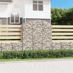 vidaXL Schanskorf gewelfd 150x50x160/180 cm gegalvaniseerd, Tuin en Terras, Verzenden, Nieuw