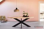 Boomstamtafel |  eettafel | salontafel tafel | eiken