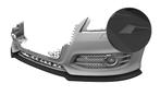 Cup spoilerlip voor Audi S3 (8P/8PA) CSL890-S, Auto-onderdelen, Verzenden, Nieuw