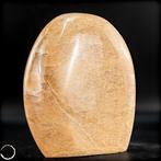 Exclusieve perzik-maansteen vrijvorm – Warmte, harmonie en