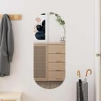 vidaXL Wandspiegel 30x70 cm ovaal glas, Huis en Inrichting, Woonaccessoires | Spiegels, Verzenden, Nieuw