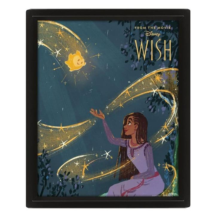 Wish 3D Poster Wish Come True 26 x 20 cm, Verzamelen, Disney, Nieuw, Ophalen of Verzenden