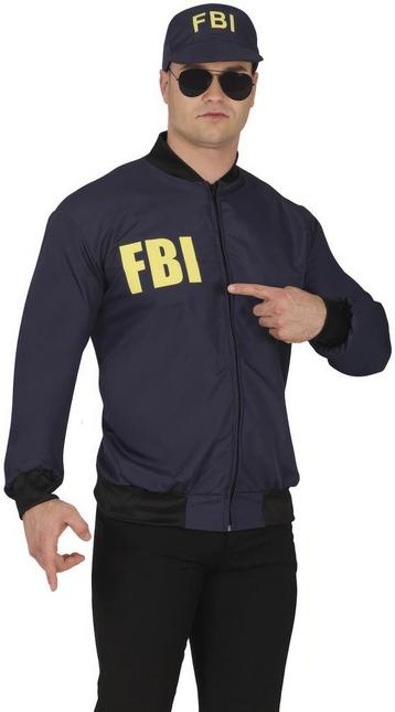 Verkleedset Heren Fbi 2 delig, Verzenden