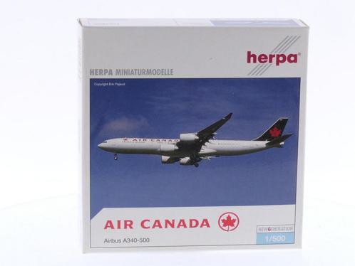 Schaal 1:500 Herpa 507462 Air Canada - Airbus A340-500 Re..., Hobby en Vrije tijd, Modelbouw | Vliegtuigen en Helikopters, Gebruikt