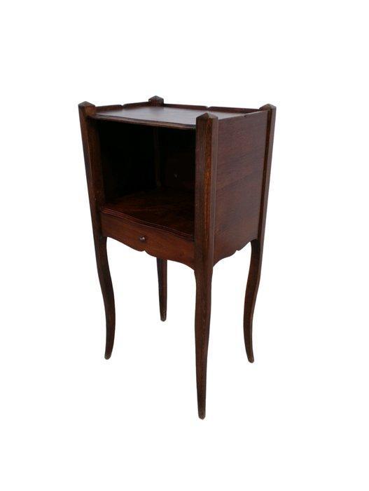 Nachtkastje - Hout - Met lade en opbergvak, Antiek en Kunst, Curiosa en Brocante