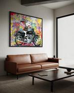 CASPA - Snoopy and Woodstock Norton motorcycle, Antiek en Kunst