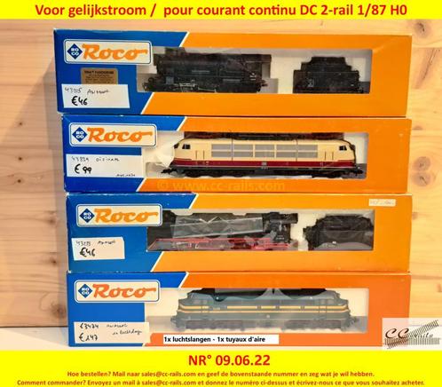 Matériel 2-rail courant continu DC locomotives, wagons rails, Hobby en Vrije tijd, Modeltreinen | H0, Nieuw, Ophalen of Verzenden