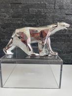 Richard Orlinski (1966) - Ours Pompon Chrome, Antiek en Kunst