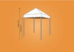 Ambisphere | Vouwtent 2,5x2,5m ROOD, Partytent