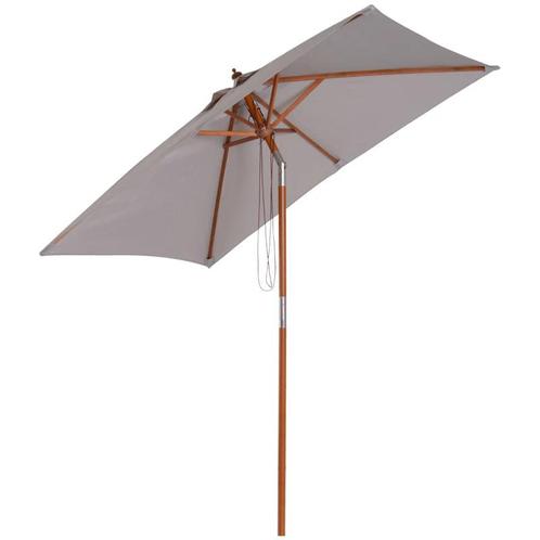 TRUUSK Parasol, Opvouwbare Tuinparasol, Strandparasol, 3-tra, Tuin en Terras, Parasols, Verzenden