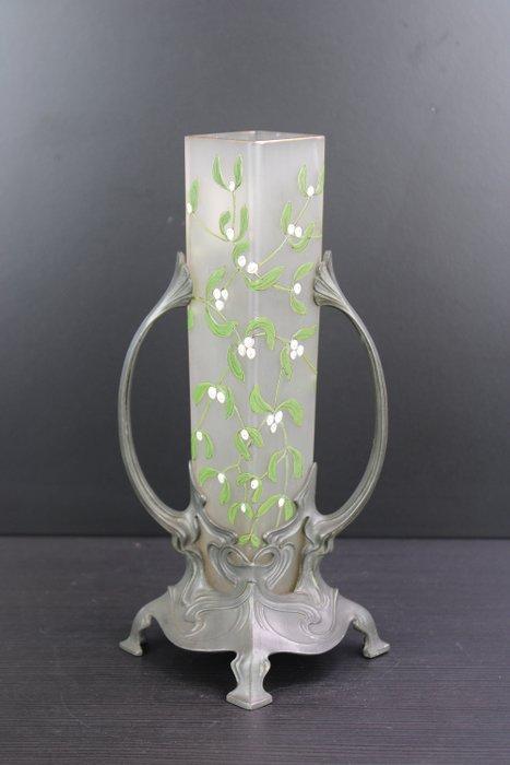 François-Théodore Legras - Vase -  Art Nouveau floral vase, Antiquités & Art, Art | Objets design