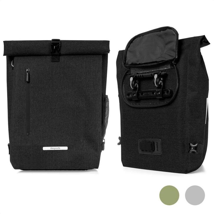 2eChoix | LifeGoods Single Bicycle Bag - Compact - Sac à, Fietsen en Brommers, Fietsaccessoires | Fietstassen, Ophalen of Verzenden