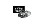 Xenon look Koplampen met LED Angel Eyes voor BMW 1 Serie E81, Auto diversen, Tuning en Styling, Ophalen of Verzenden