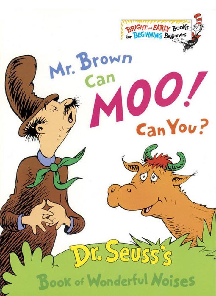 Mr Brown Can Moo! Can You? 9780394806228 Dr. Seuss, Livres, Langue | Anglais, Envoi