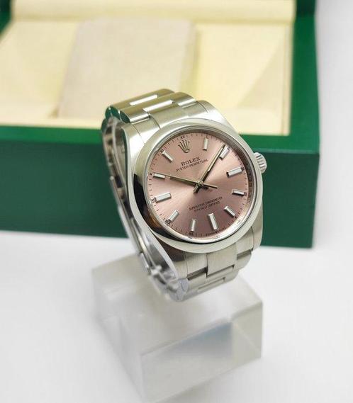 Rolex - Oyster Perpetual 34 “Candy Pink” - Ref. 124200 -, Handtassen en Accessoires, Horloges | Heren