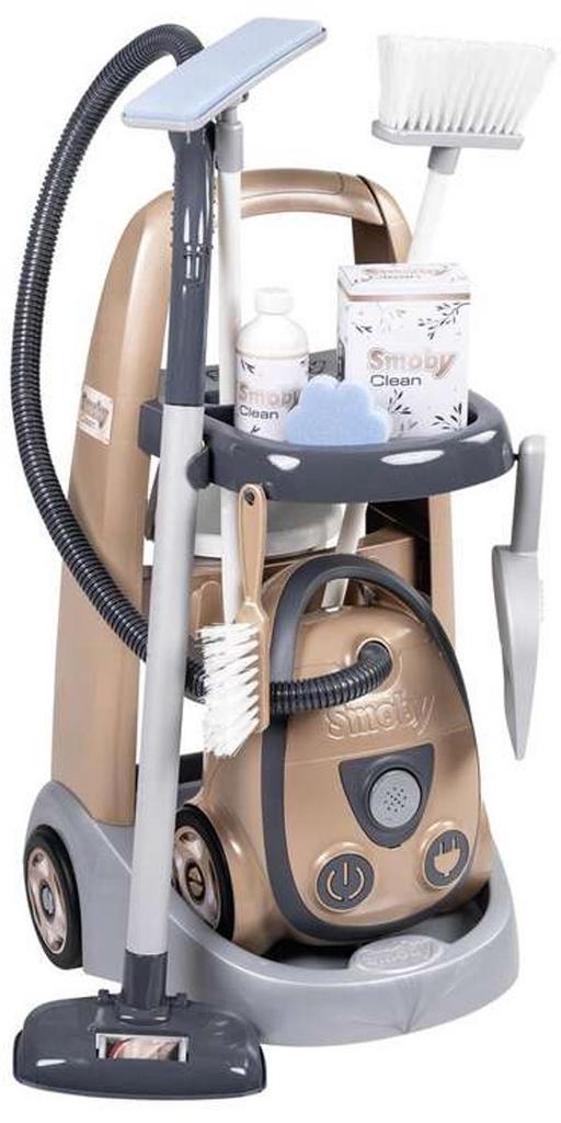Smoby - Speelgoedschoonmaakset - Rowenta Huishoudtrolley +, Kinderen en Baby's, Speelgoed | Overig, Nieuw, Verzenden