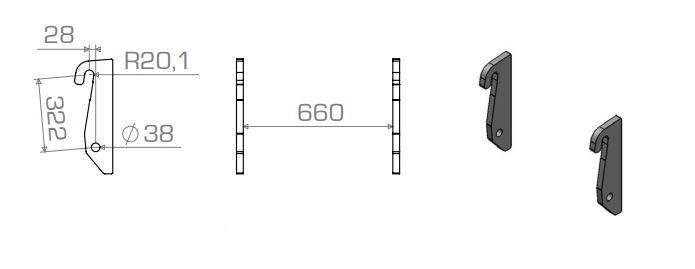 Aanlasdelen Weidemann, Wacker Passend: Hydro snelwissel, Zakelijke goederen, Landbouw | Werktuigen, Ophalen of Verzenden