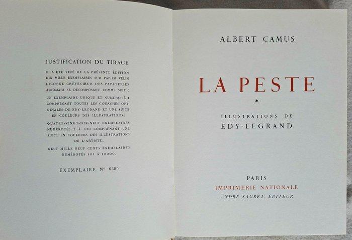 Albert Camus / Edy Legrand - La Peste (Edition spéciale, Antiek en Kunst, Antiek | Boeken en Manuscripten