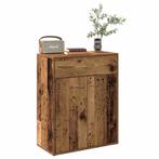 vidaXL Dressoir 60x30x75 cm bewerkt hout oud houtkleurig, Verzenden, Nieuw