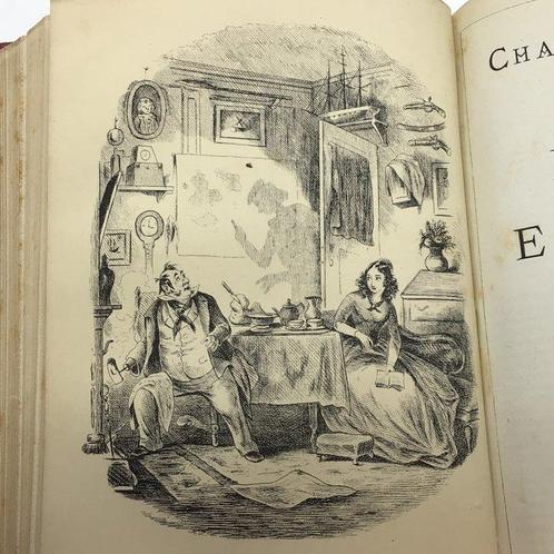 Charles Dickens - Dombey en Zoon - 1870, Antiquités & Art, Antiquités | Livres & Manuscrits