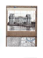Christo (1935-2020) - Reichstag XII Collotype / Lichtdruck, Antiquités & Art