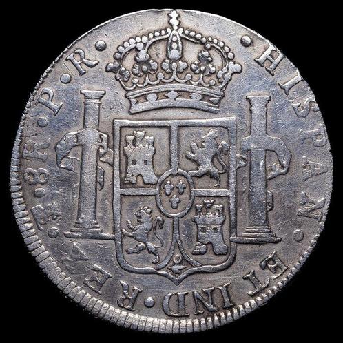 Spanje. Carlos III. 8 Reales 1779 - Potosi PR (Zonder, Postzegels en Munten, Munten | Europa | Niet-Euromunten