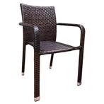 Stoel | BARI | Aluminium Rotan/Aluminium | Brown |, Verzenden, Nieuw in verpakking