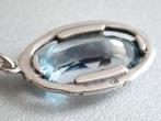 Zilver - Ketting met hanger - Spinel/Topaas - Art Deco, Antiek en Kunst