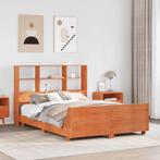 vidaXL Bed met matras massief grenenhout wasbruin 140x190 cm, Huis en Inrichting, Slaapkamer | Bedden, Verzenden, Nieuw