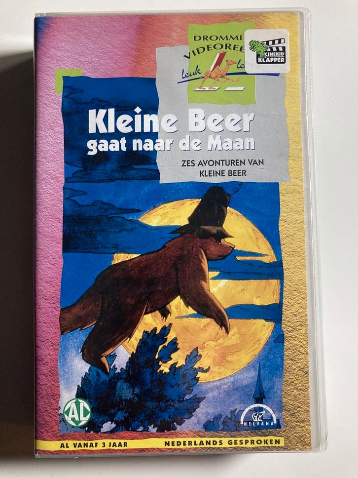 KLEINE BEER GAAT NAAR DE MAAN (VHS), Cd's en Dvd's, VHS | Film, Gebruikt