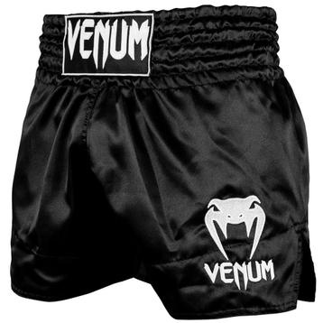 Venum Classic Muay Thai Kickboks Broekjes Zwart Wit
