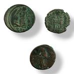 Romeinse Rijk. Magnus Maximus (383-388 n.Chr.). Lote de 3