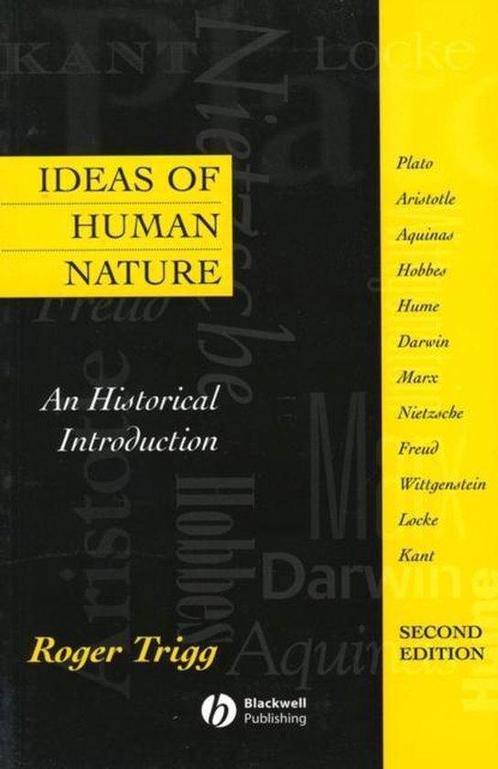 Ideas of Human Nature 9780631214069, Livres, Livres Autre, Envoi
