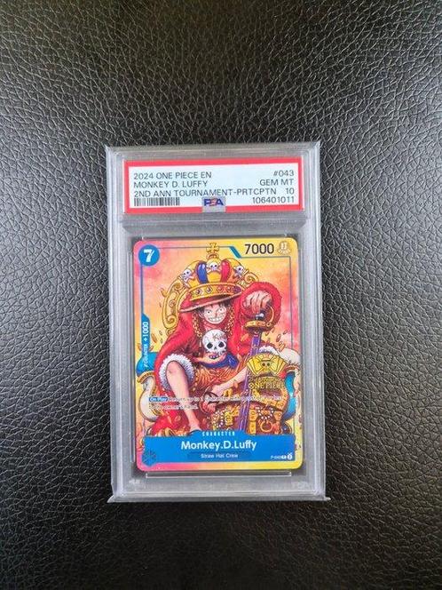 Luffy Weekly Shonen Jump Special Card ! PSA 10 GEM Mint ! -, Hobby en Vrije tijd, Verzamelkaartspellen | Overige