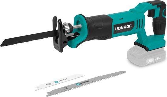 2dekans | VONROC Accu Reciprozaag 20V - Incl. 3 Zaagbladen -, Doe-het-zelf en Bouw, Gereedschap | Zaagmachines, Ophalen of Verzenden