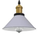 vidaXL Hanglamp in hoogte verstelbaar E27 Ø22 cm metaal, Verzenden, Nieuw