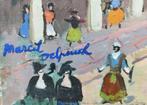 Marcel Delpeuch (XX) - Place Saint-Marc, Venise, Antiek en Kunst, Kunst | Schilderijen | Modern