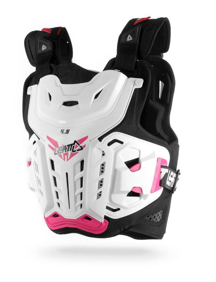 Leatt Bodyprotector ( vrouwen ) 4.5 Jacky Wit / Roze ( Uni s, Motoren, Onderdelen | Overige, Verzenden