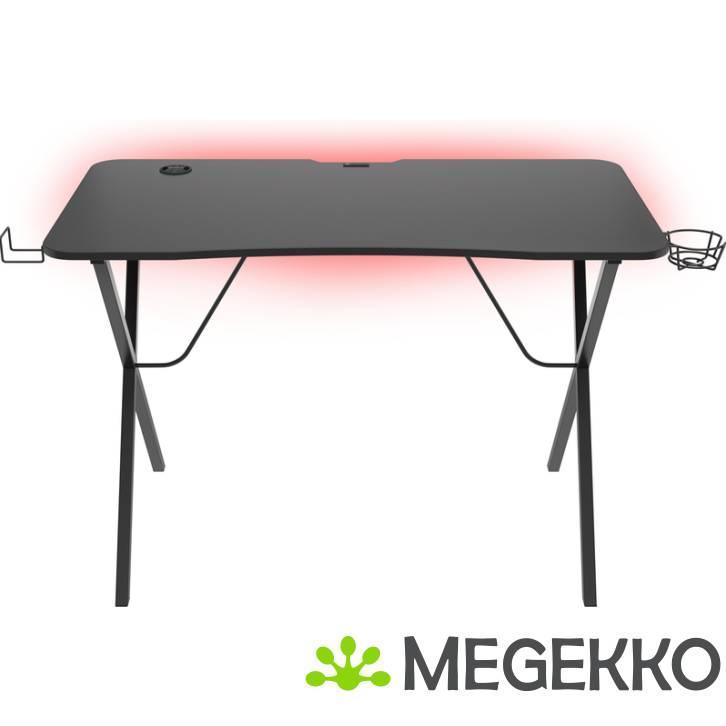 GENESIS NDS-1606 Holm 200 RGB Gamebureau in Zwart, Huis en Inrichting, Bureaus, Nieuw, Verzenden